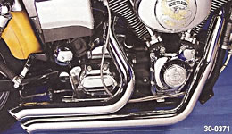 H-D Trike conversion exhaust system